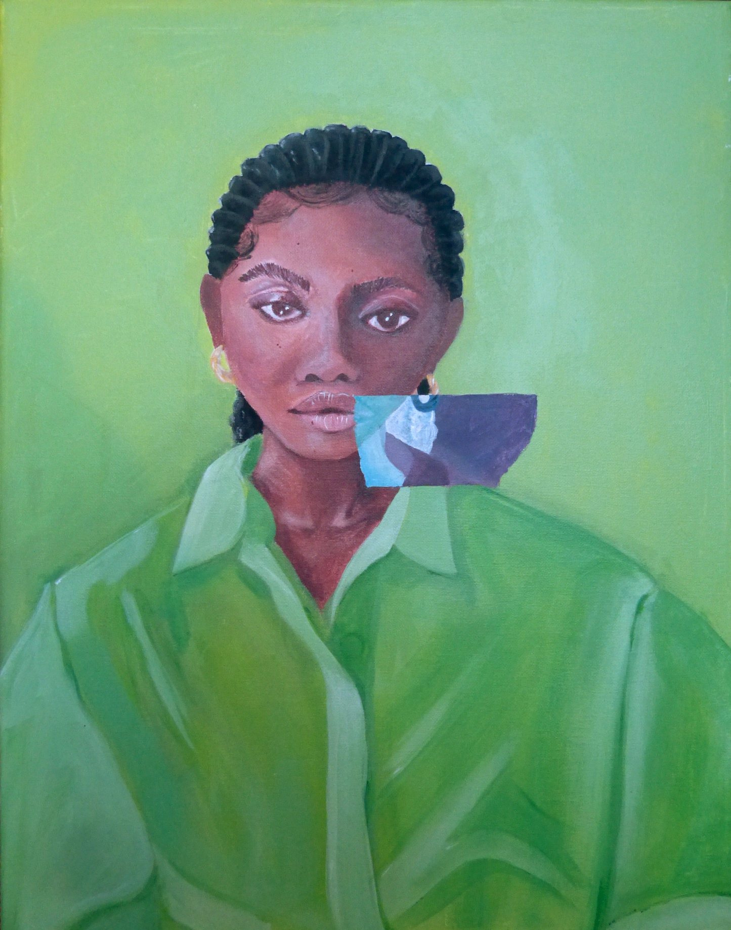 Lady in Green Original